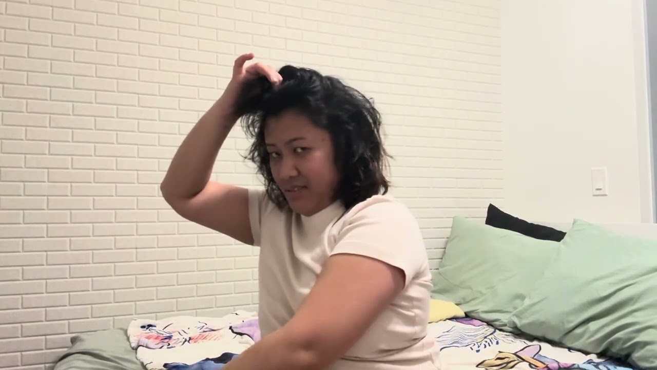 styling my hair (feat. My doggo)