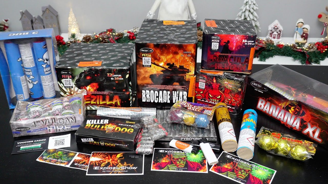 MEGA COLECTIE DE PETARDE SI ARTIFICII 🧨🎆 2025 - 2026 UNBOXING FIRECRACKERS - POLENBOLLER 💣