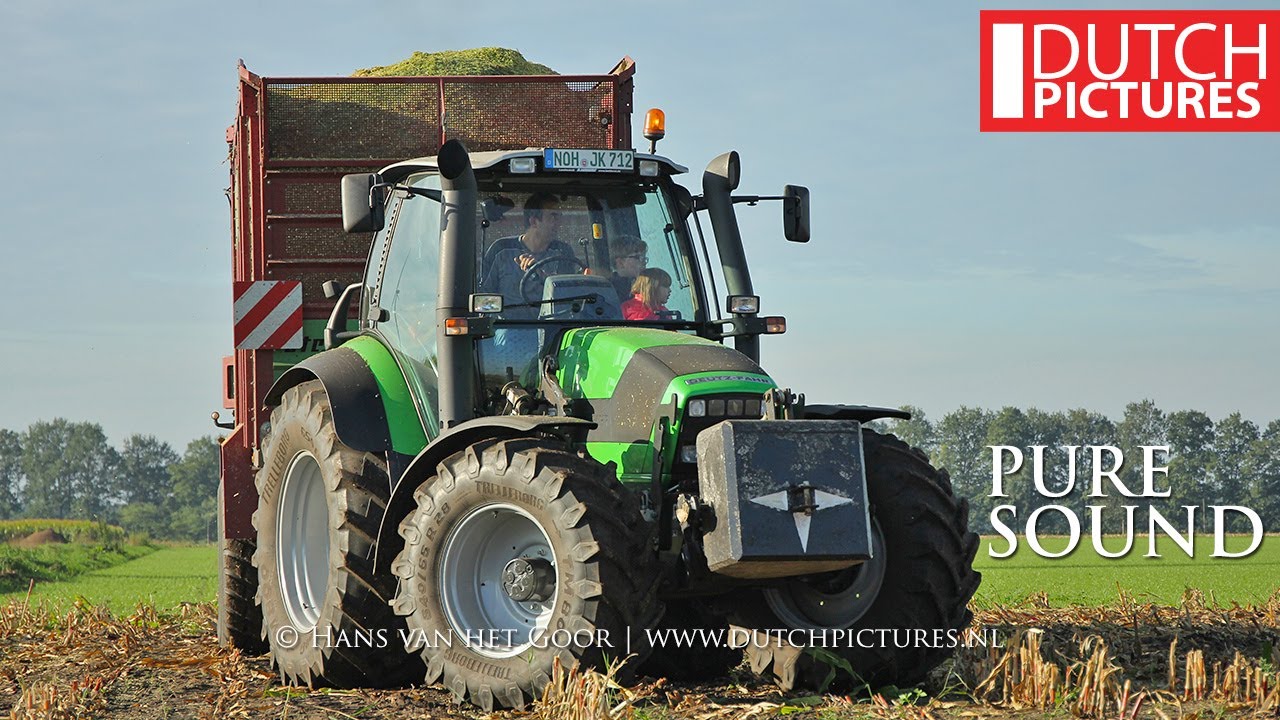 Maishäckseln, Lohnunternehmen Scholten - Deutz - Fendt - Claas Jaguar - Mais hakselen - Maize silage