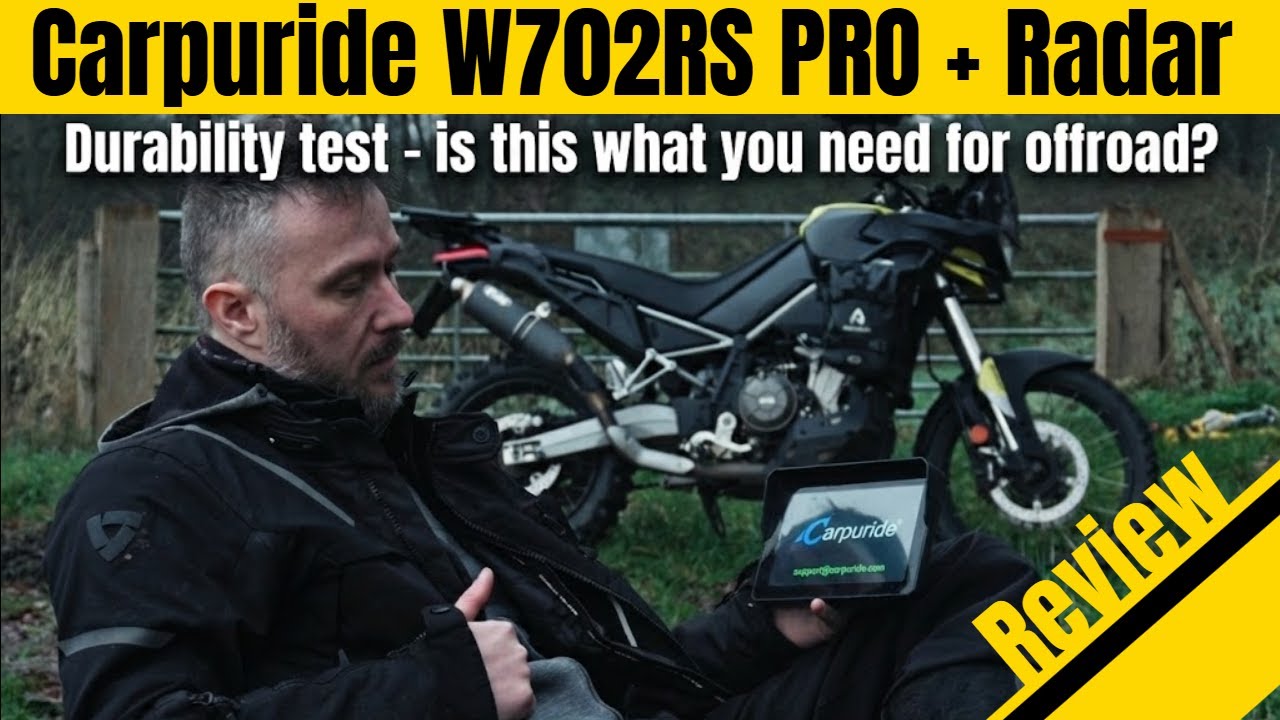 Motorcycle CarPlay with RADAR? Carpuride W702RS PRO Review & Test