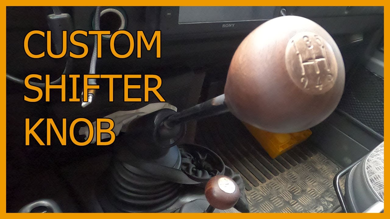DIY Pommeau de vitesse en bois