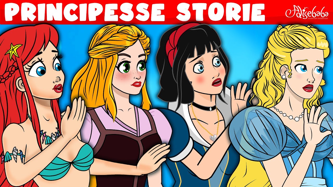Principesse Storie | La Sirenetta + Biancaneve | Storie Per Bambini Cartoni Animati I Fiabe e Favole