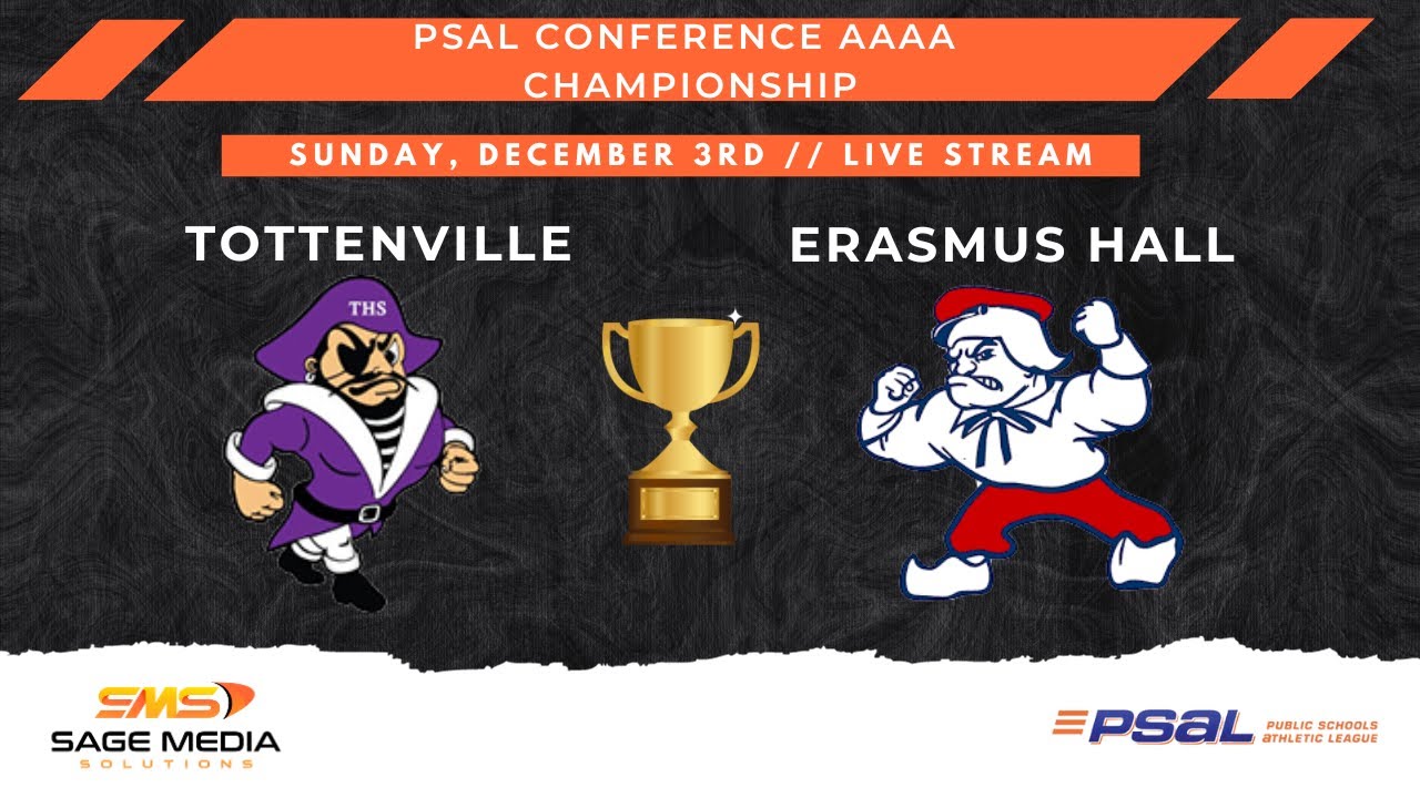 PSAL AAAA Championship | Erasmus Hall vs Tottenville | Varsity Football | 12/3/2023