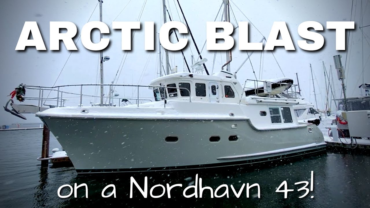 We survived an ARCTIC BLAST living on a Nordhavn 43 in the Pacific Northwest! [MV FREEDOM SEATTLE]