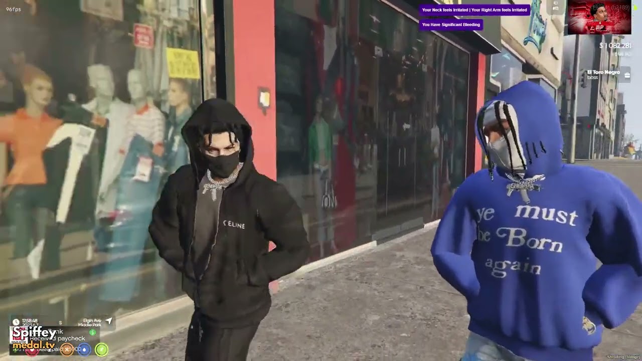 The Scamily Catches G-stone crip trappin in the hood he let off shots #SouthBronxRP
