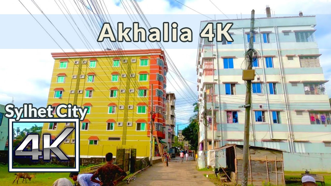 Sylhet Suburbs 4K | Driving Around Akhalia Area | Road Tuber | Sylhet Bangladesh