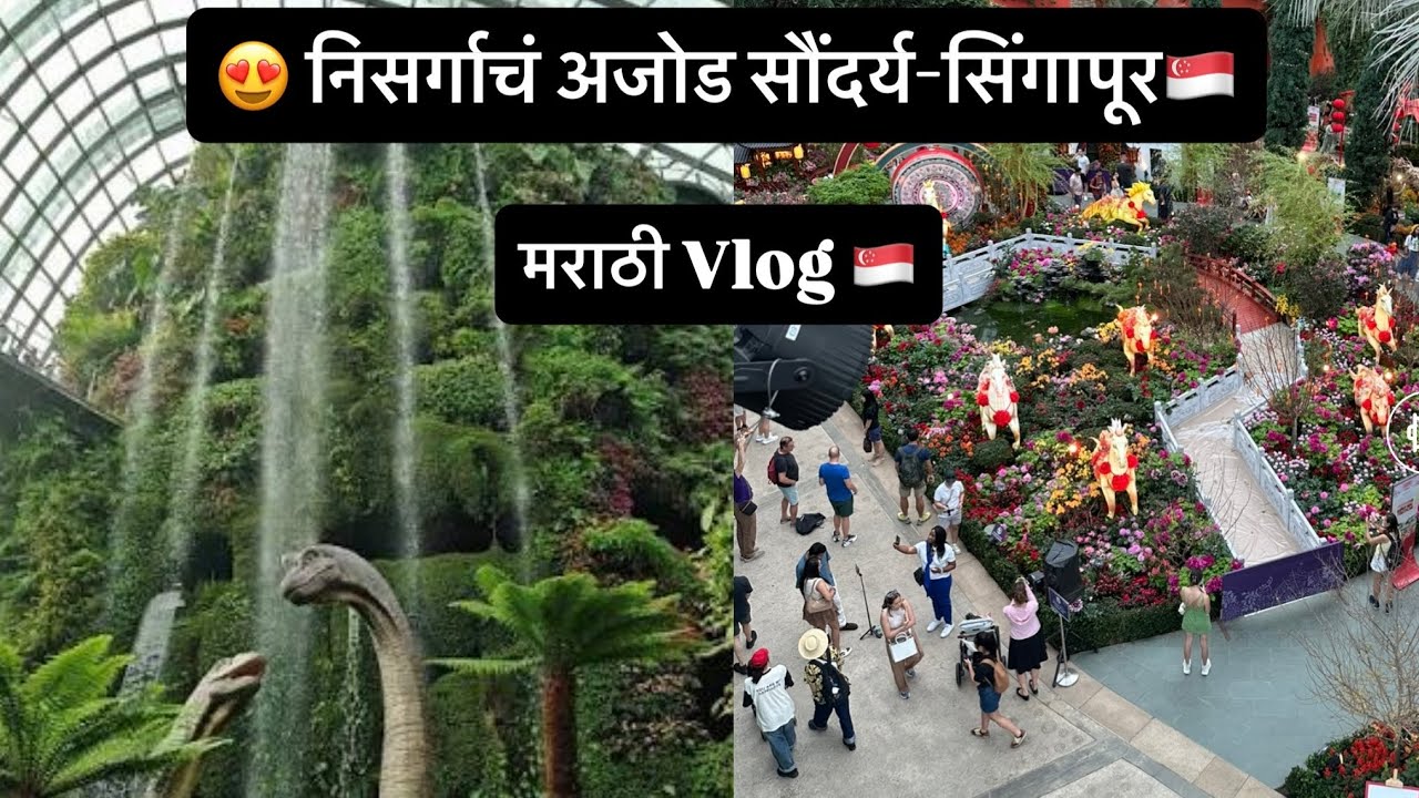 😍 निसर्गाचं अजोड सौंदर्य - Singapore 🇸🇬 