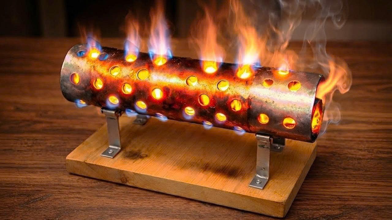 Никакого газа, никаких дров! Самодельная печь &laquo;3 в 1&raquo; обогревает дом БЕСПЛАТНО всю зиму 🔥