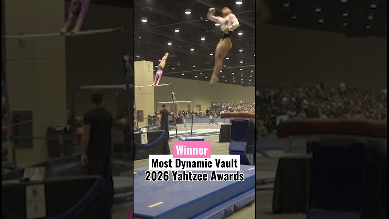 Winner 🏆- Most Dynamic Vault: Madison Stewart, Legacy Elite  2026 R5 Yahtzee Awards  #:short