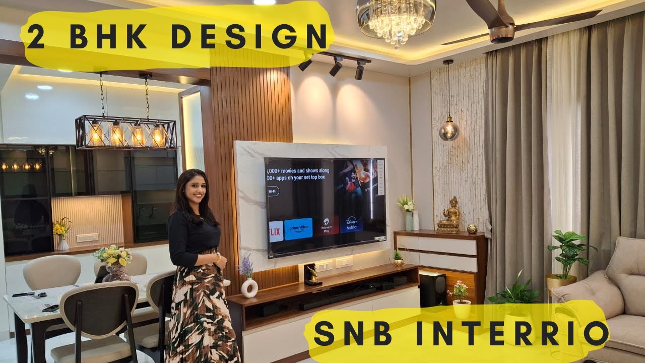 Simple & Modern | 2BHK home interior design |Simple Interior design for 2BHK flat | New Sangvi Pune