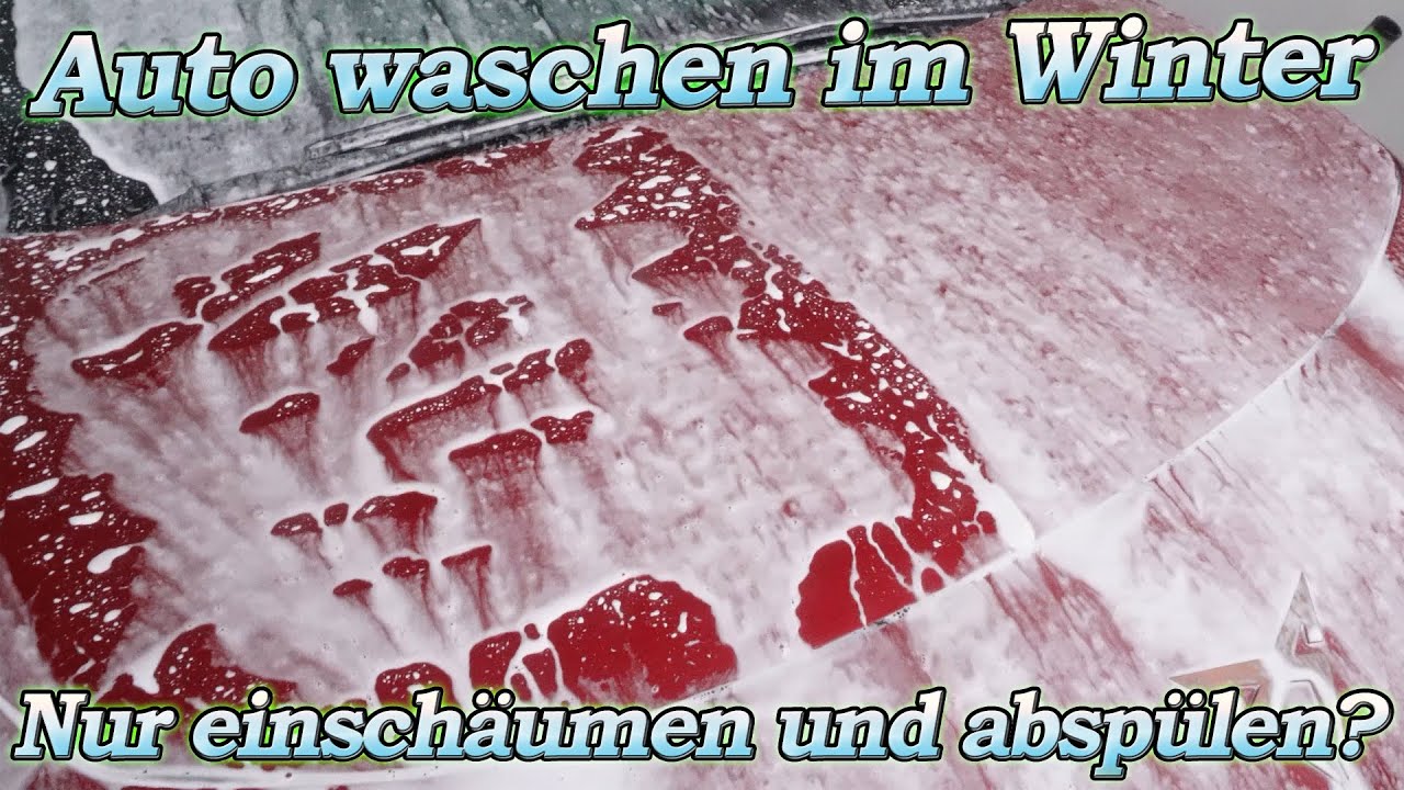 Auto waschen im Winter? Schnelle Katzenwäsche ist in den kalten Monaten ohne eigene Produkte!