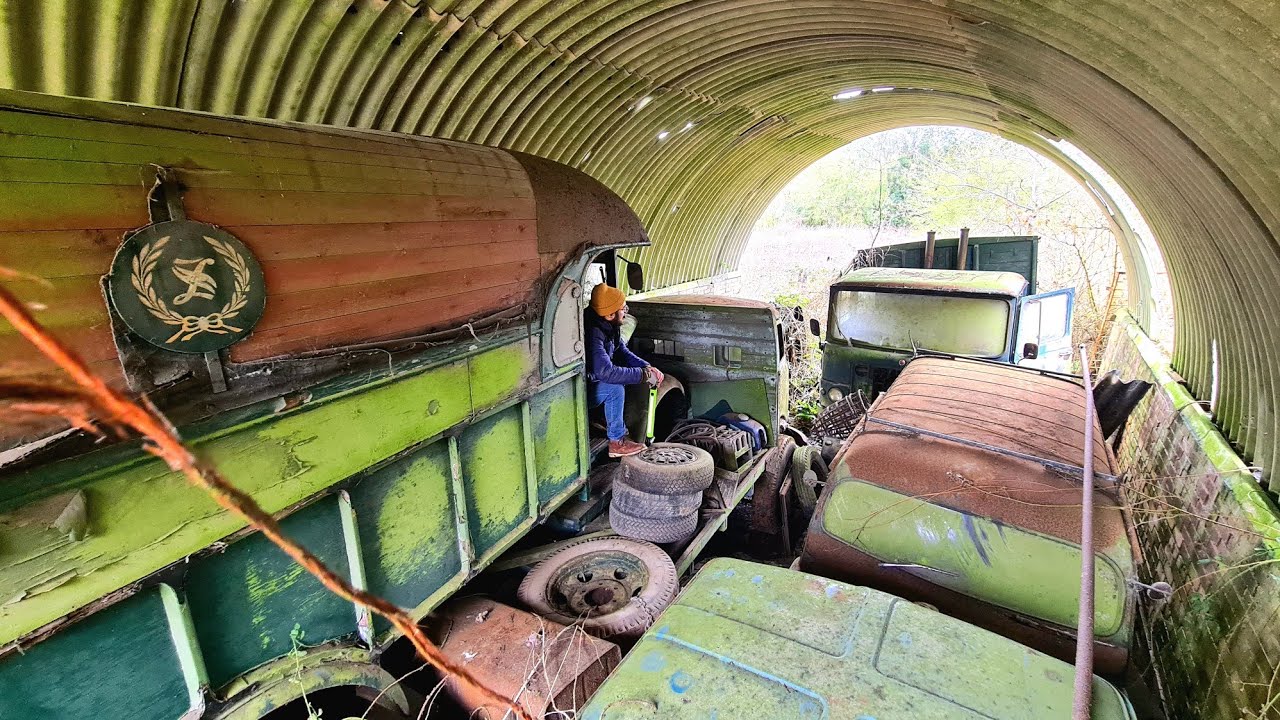 ABANDONED Secret Classic Car Graveyard And Hoarders Land Filled With EBAY Valuables