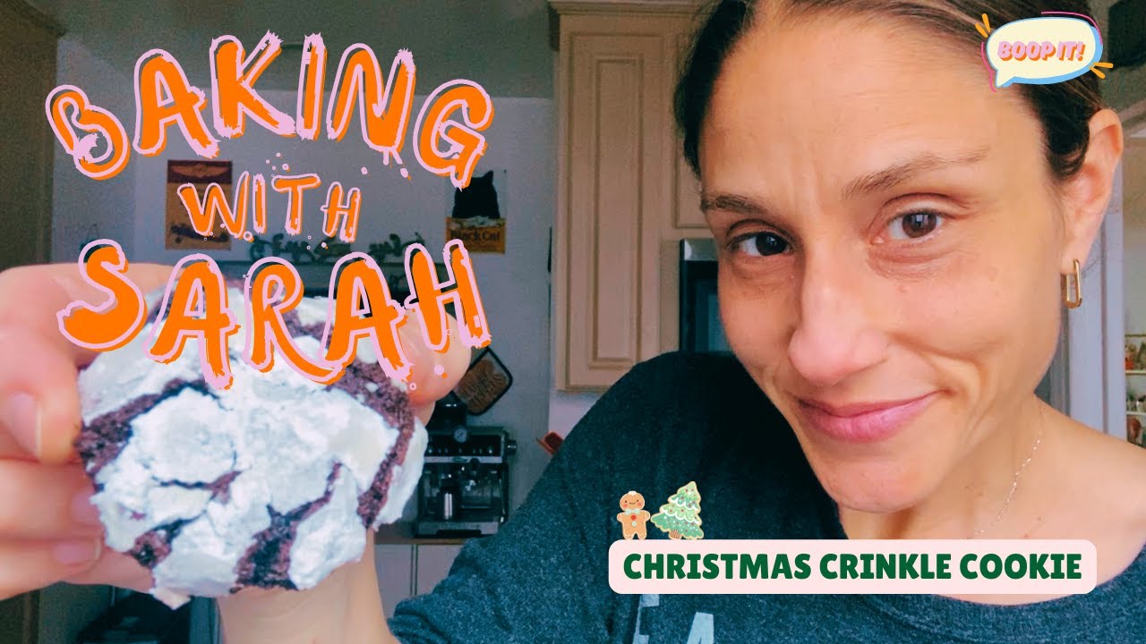 Chocolate Crinkle Cookies 🍪 | A Christmas Classic with a Boop #christmascookies #crinklecookies