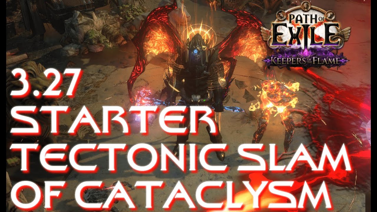 🔥Path of Exile 1 - 3.27 Starter build - Tectonic slam of catalysm🔥(3.25 reupload)