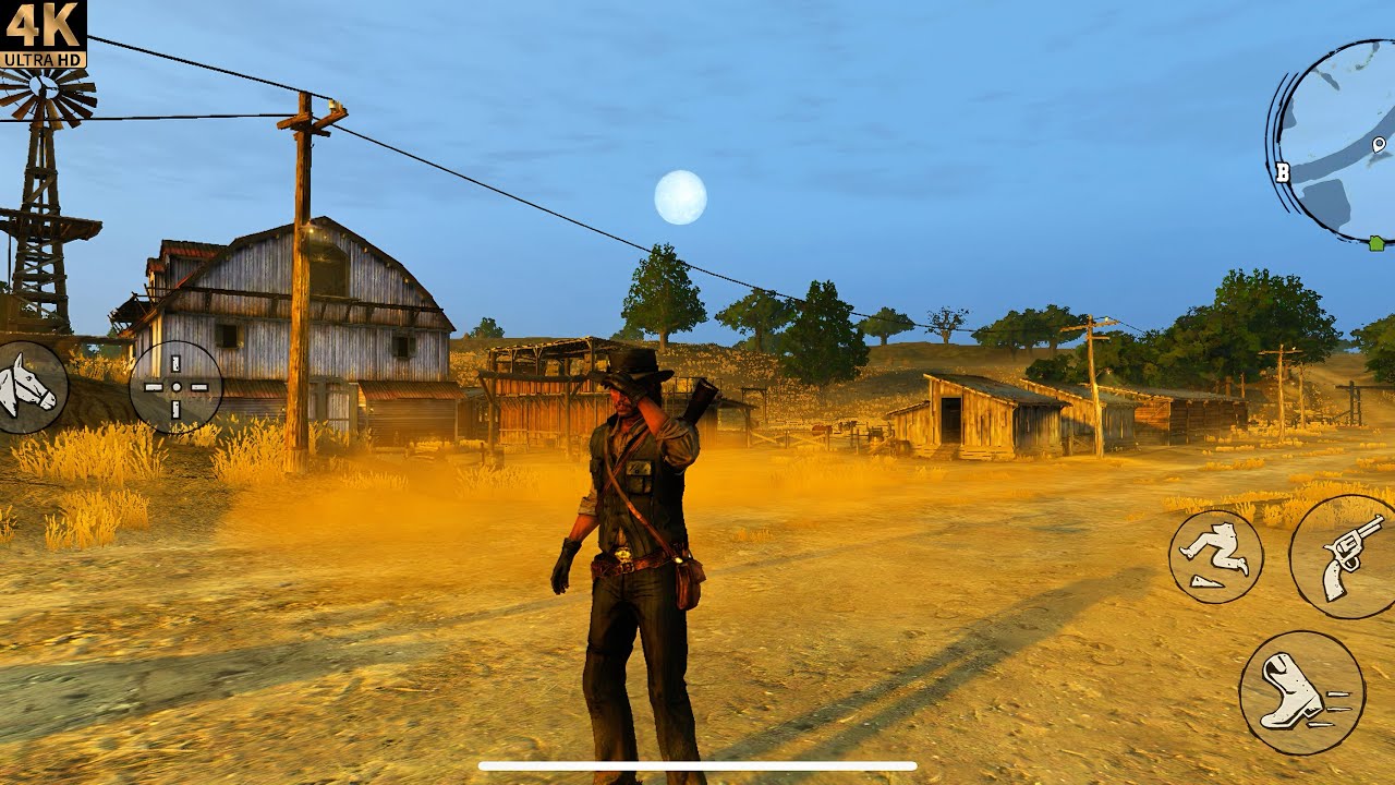 Red Dead Redemption Mobile Gameplay 4K Max Graphics 🔥