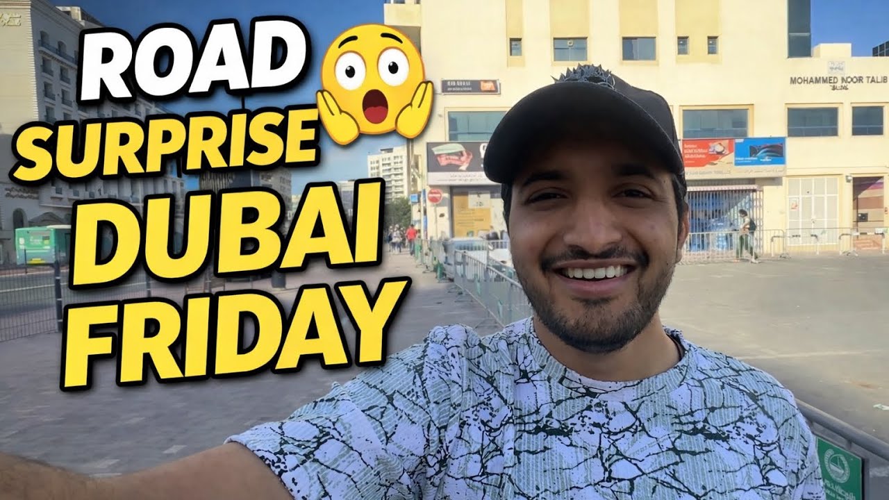 Lucky Friday in Dubai 🍀 | Road Surprise 😱 | Free Iftar Stalls 🌙