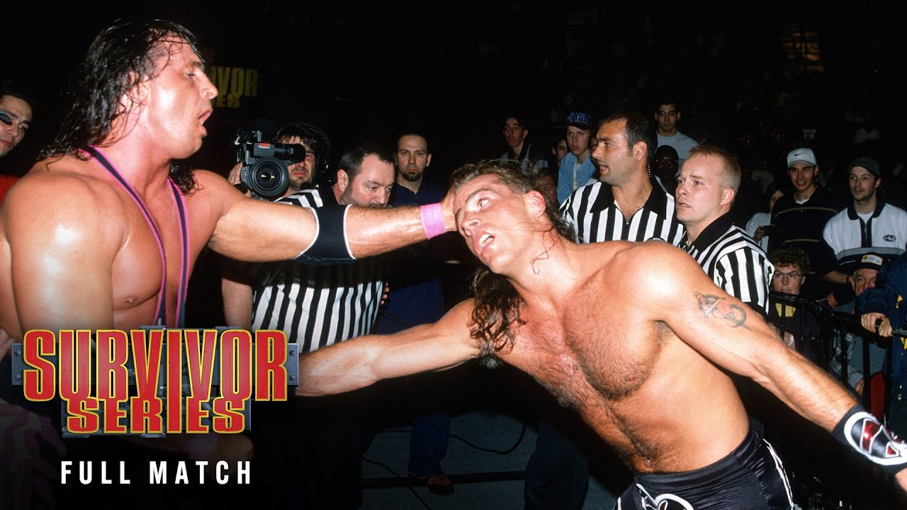 ПОЛНЫЙ МАТЧ: Брет Харт против Шона Майклза | Матч за титул WWE: Survivor Series 1997