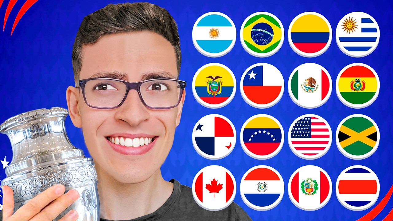 Jugué la Copa America Con Cada País
