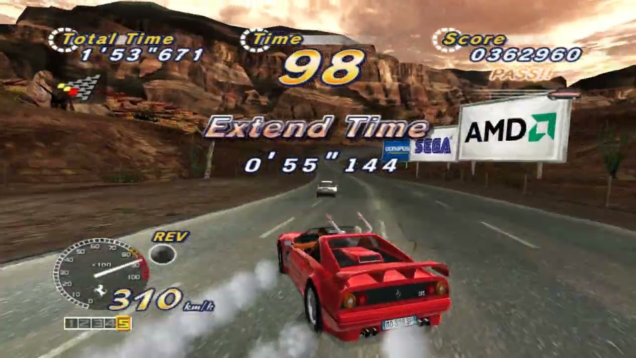 OutRun 2006 Coast 2 Coast PC -  Ferrari 328 GTS OutRun Tuned Gameplay.