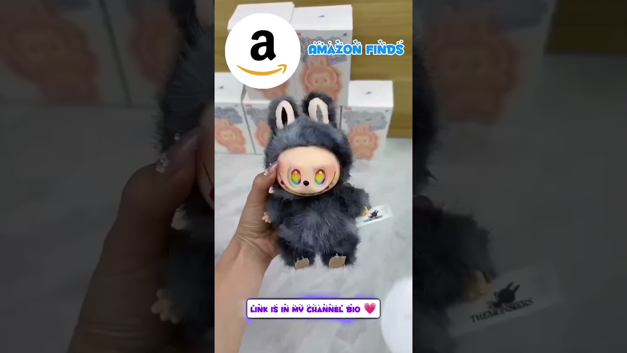 most famous labubu doll in multiple colours #amazon #unboxing #shorts #labubu #viralvideo