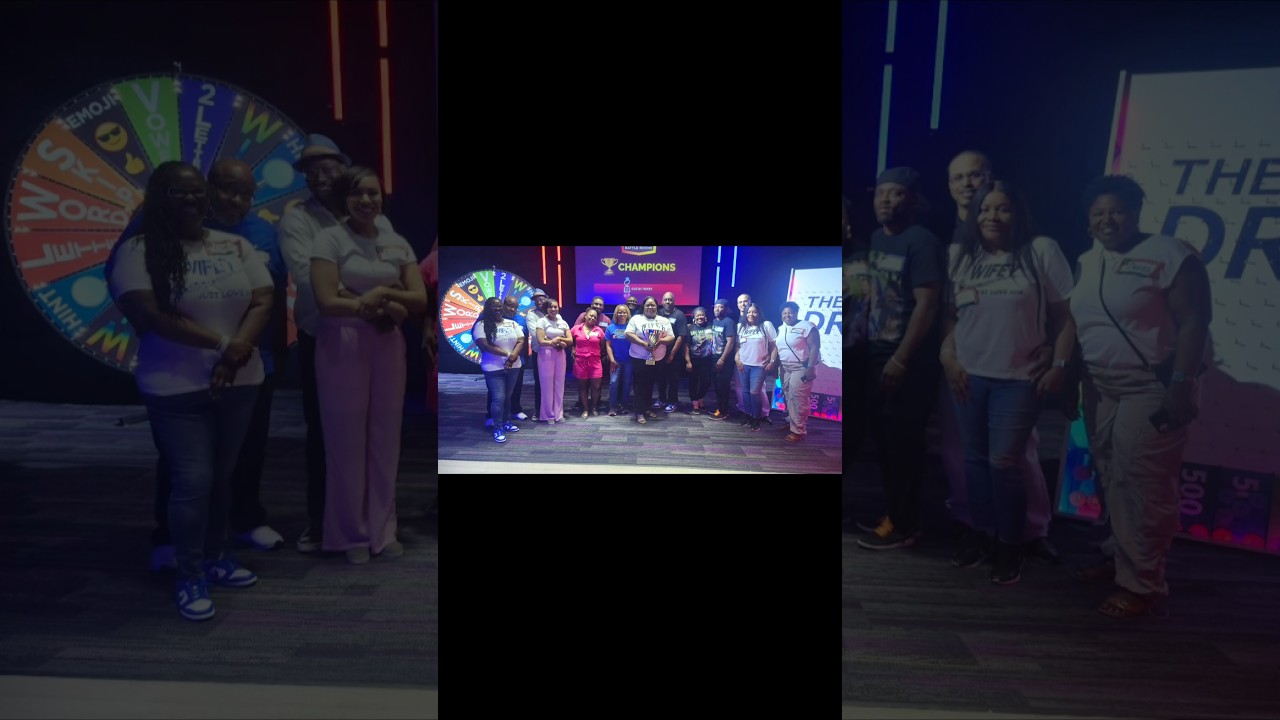 GROUP DATE NIGHT AT GAME SHOW BATTLE. #gameshow #datenight #marriedlife