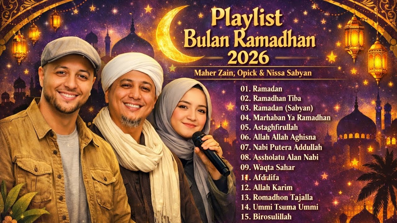 Playlist lagu bulan RAMADHAN 2026 MaherZain | Opick | Nissa Sabyan Full Album Terpopuler