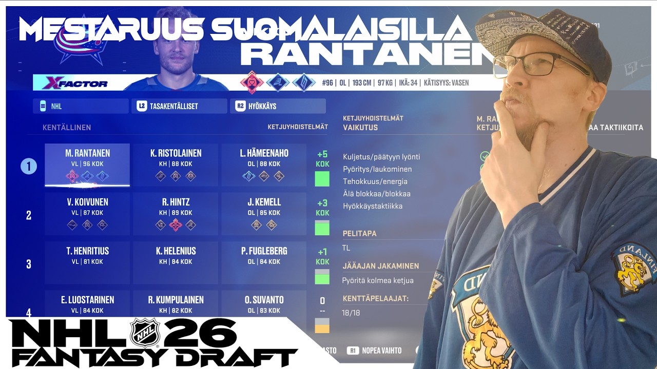 NHL 26 Fantasty Draft | Suomalaisilla mestaruuteen! | Kausi 7 ja Kausi 8