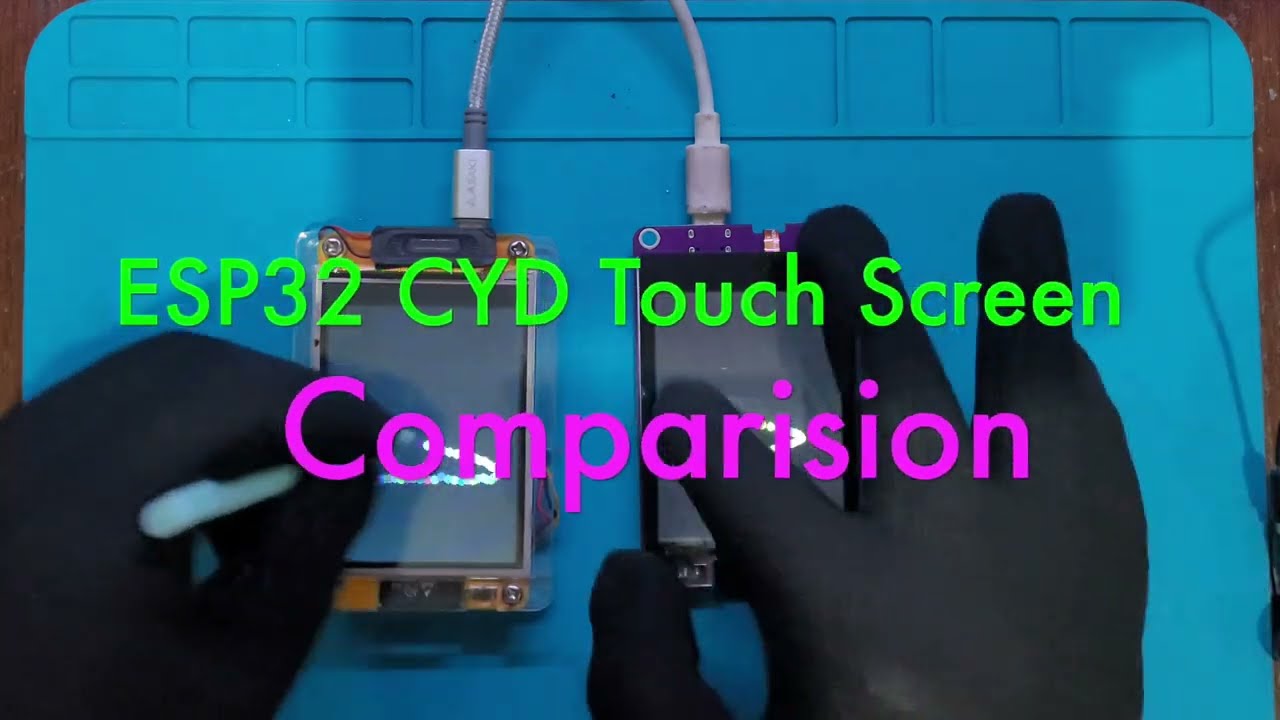 ESP32 CYD 2.8&rdquo; Touchscreen | Resistive vs Capacitive Comparison