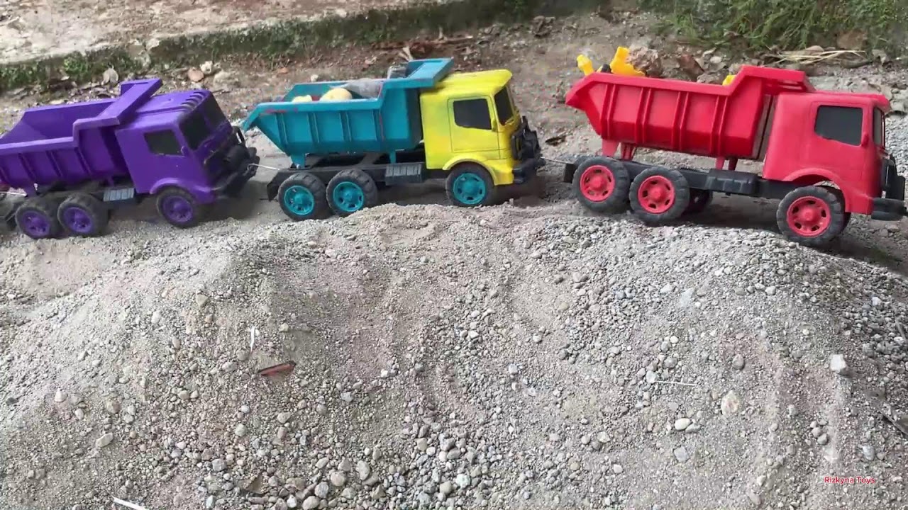 RC TRACTORS, MEGA RC TRUCKS, RC MACHINES COLLECTION!! EXCAVATOR LESU ET30H, KABOLITE K350-200 DIGGER