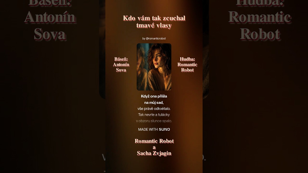 Kdo vám tak zcuchal tmavé vlasy. Báseň: Antonín Sova. Hudba: Romantic Robot.