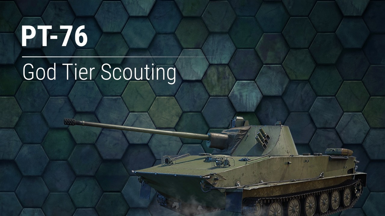 PT-76 God Tier Scouting: 8K Assist Damage | WoT Console