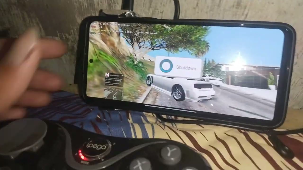 gta 5 40gb sd685 setting terbaru wine10 winlator ludasi 2.72 resolusi 1328x600 full no gepeng