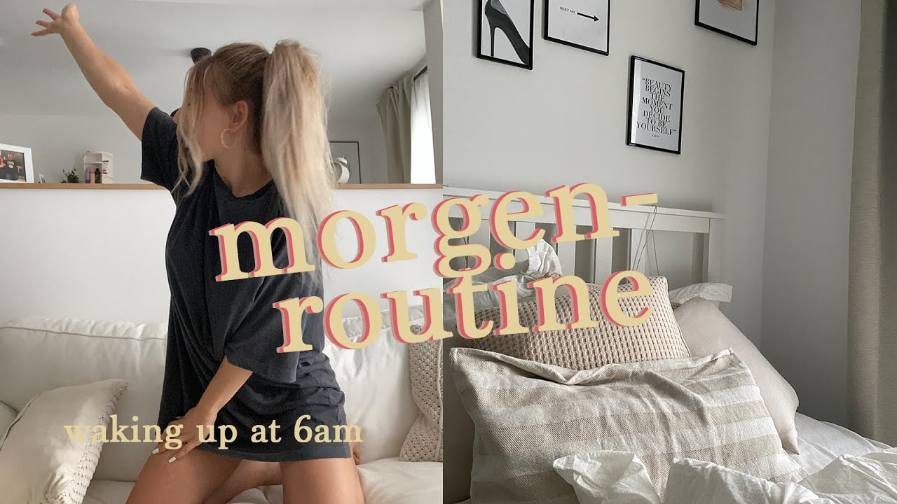 MEINE MORGENROUTINE | Waking up early, Sport & Morgen produktiv nutzen