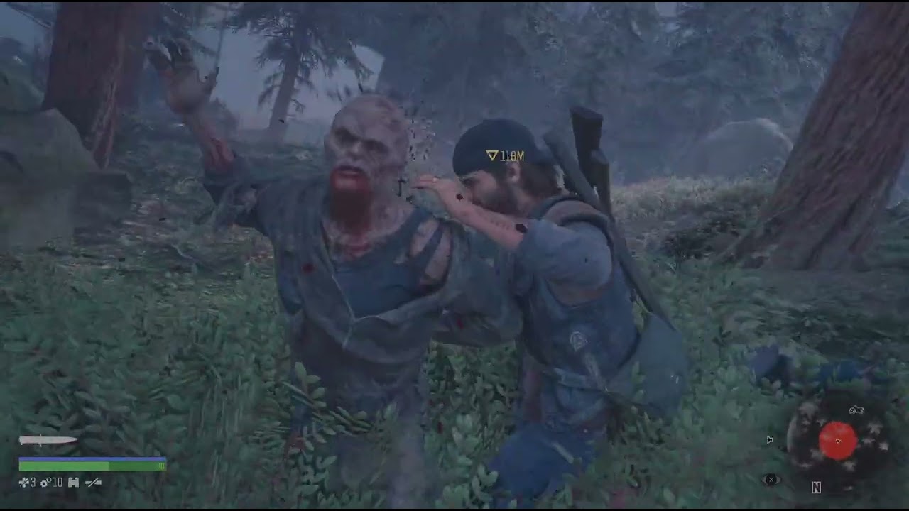 Clear the logging camp infestation zone(Nest/P2تنظيف المنطقةحول المعسكر(اعشاش/ج٢) #daysgone #gaming 