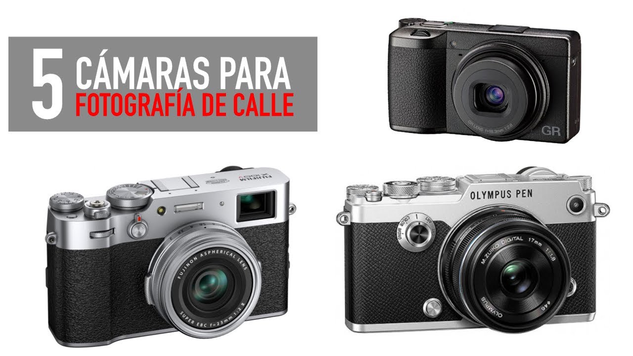 5 cámaras para fotografía callejera