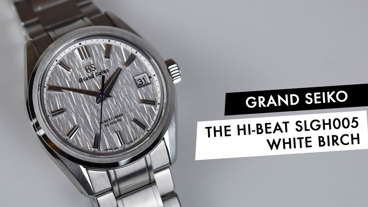 ОБЗОР: Grand Seiko Hi-Beat SLGH005 White Birch