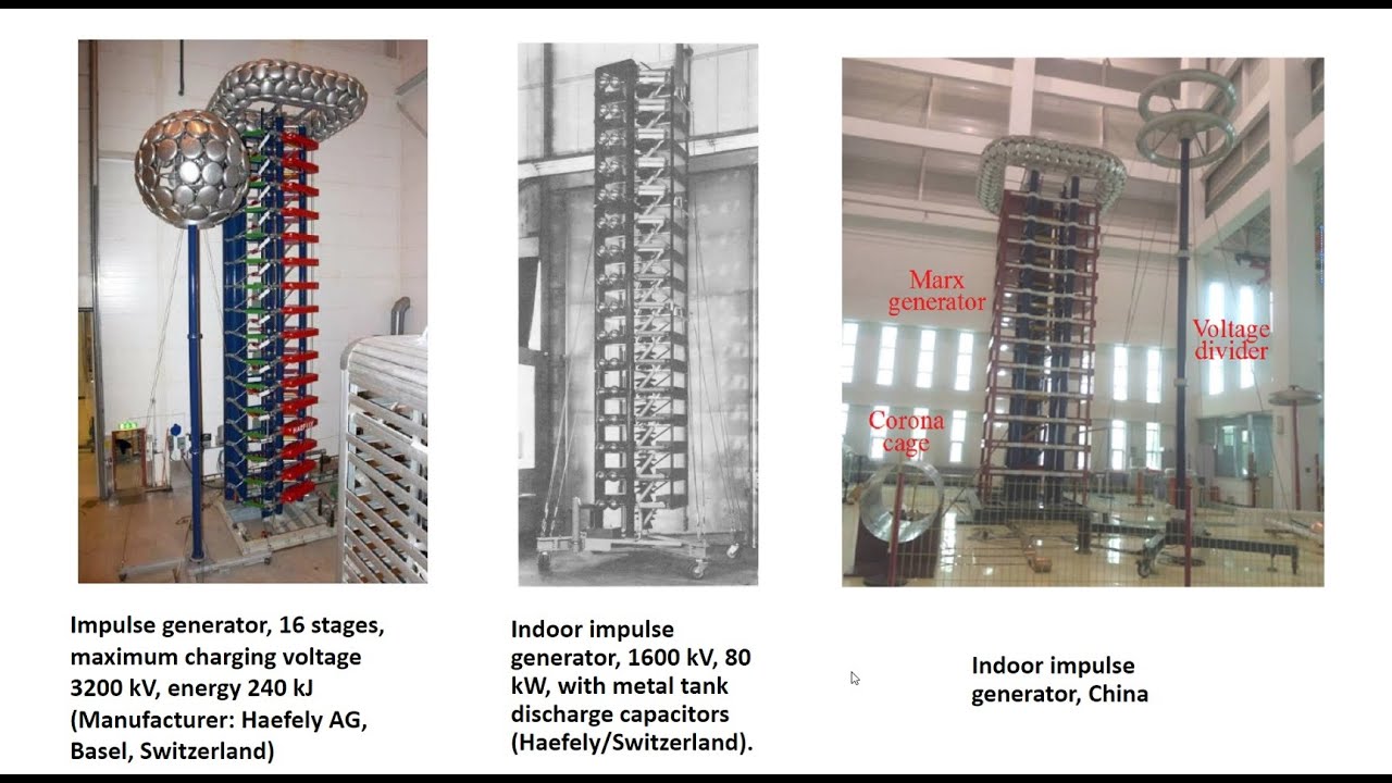 lightning and switching impulse voltages
