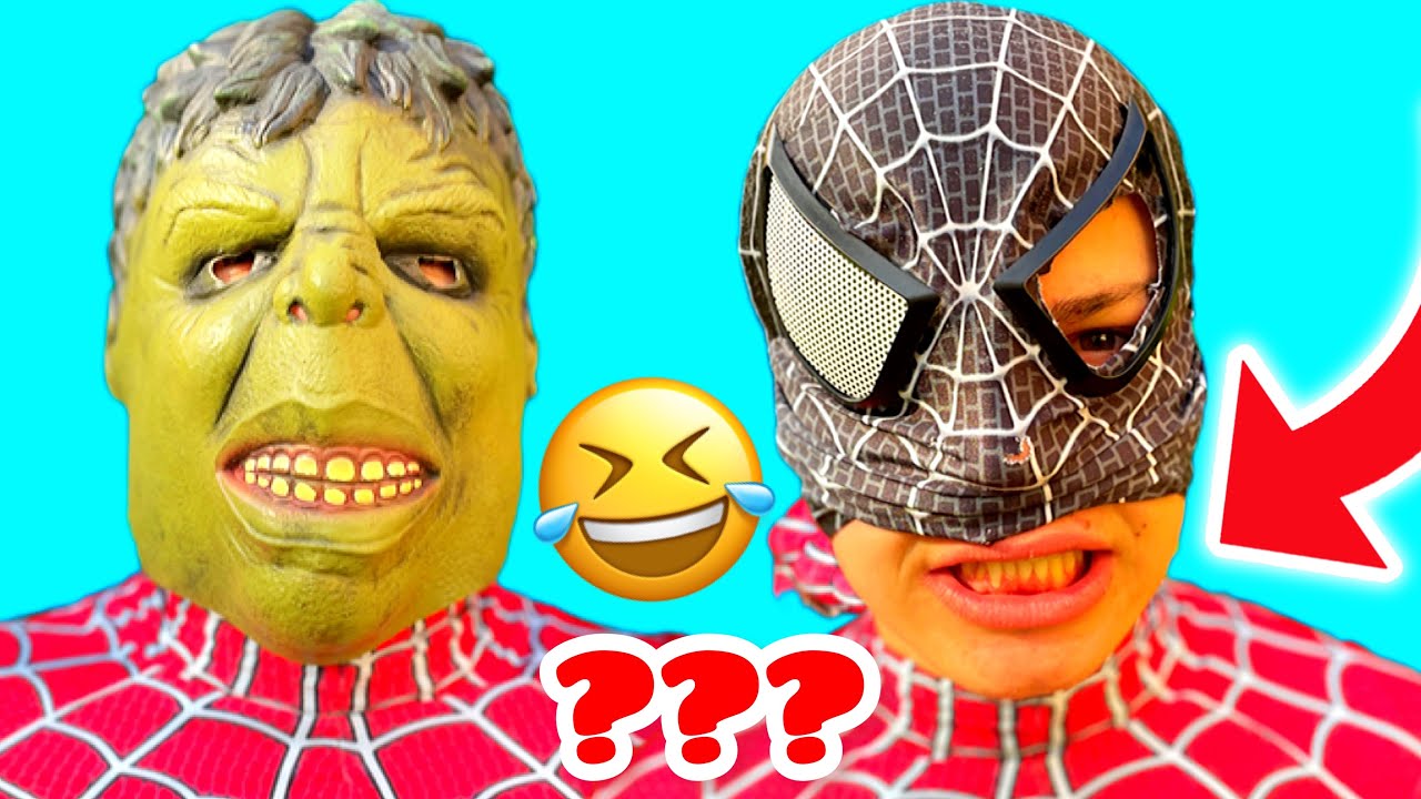 Spider-man Wrong Head | Match the Head | Learn colors for kids | Kids