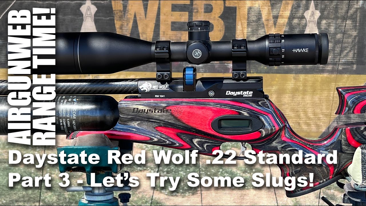 Daystate Red Wolf .22 Can it shoot slugs?  Let’s find out! (Part 1)