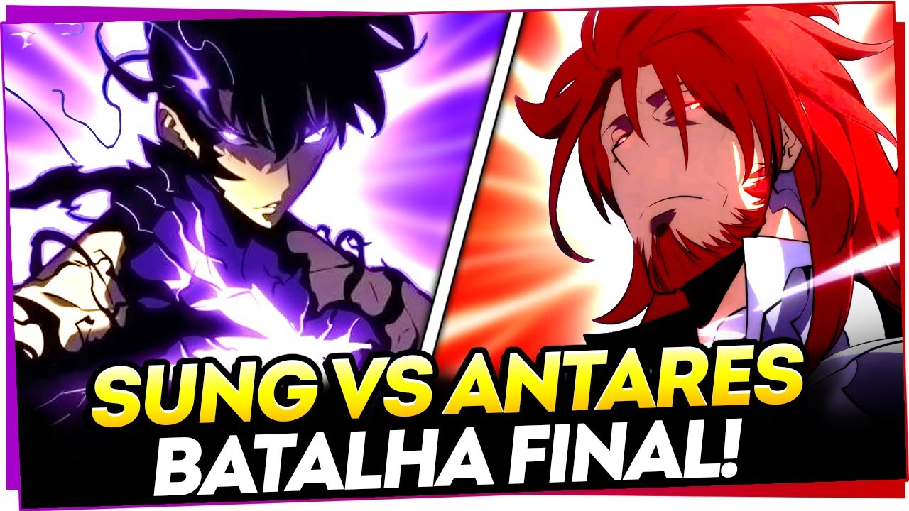 SUNG JIN WOO VS ANTARES (O VILÃO FINAL): VEJA COMO FOI A BATALHA FINAL DE SOLO LEVELING!