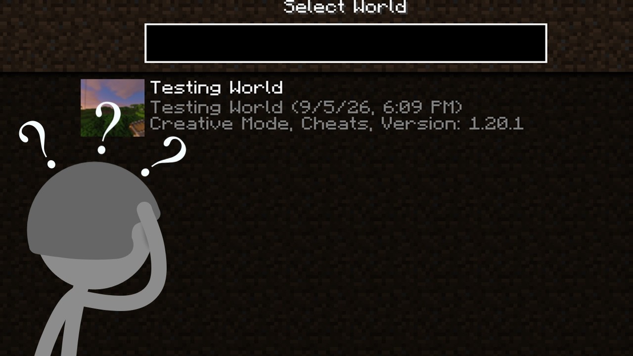 My Survival World is Gone...