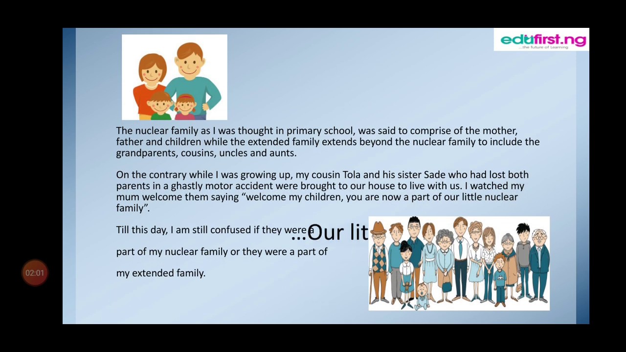 Oral Comprehension | English | JSS3