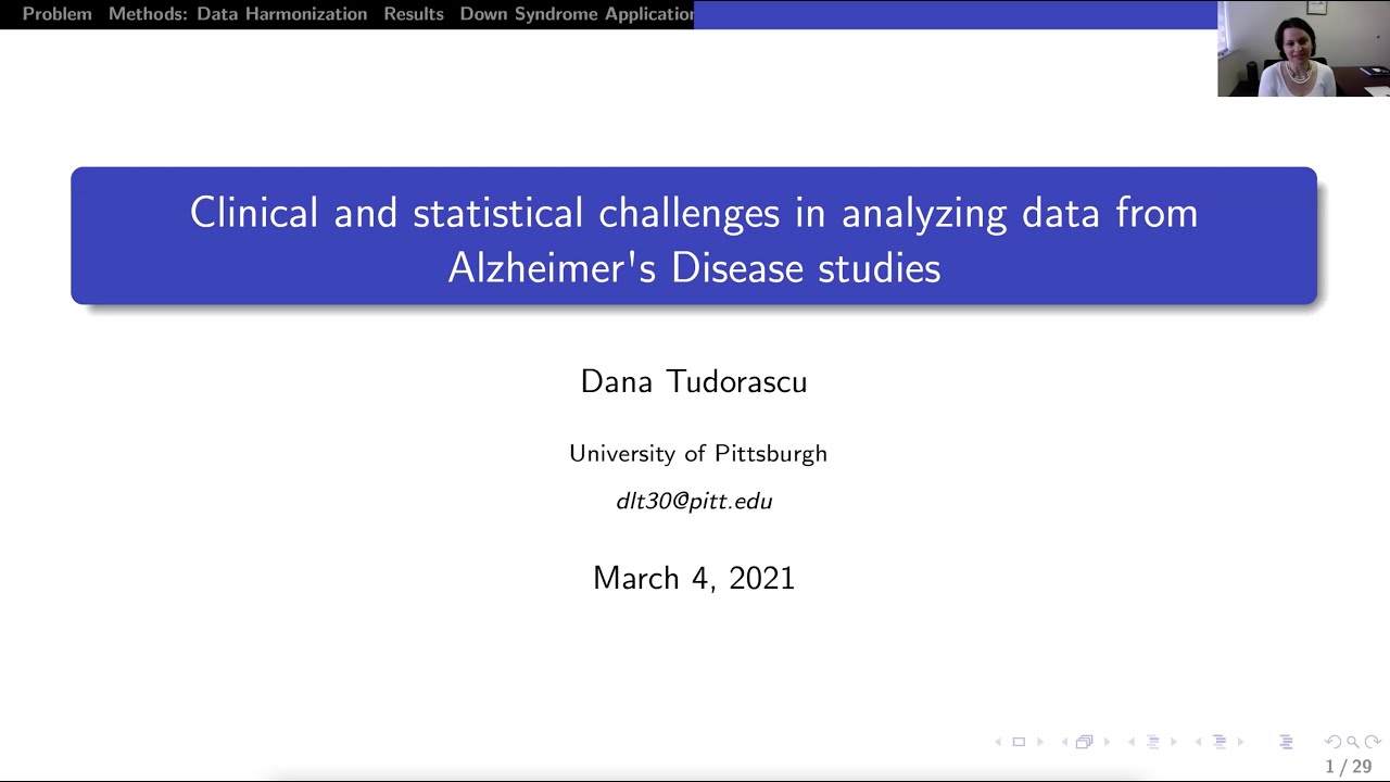 Clinical and statistical challenges in analyzing data from Alzheimer's disease studies