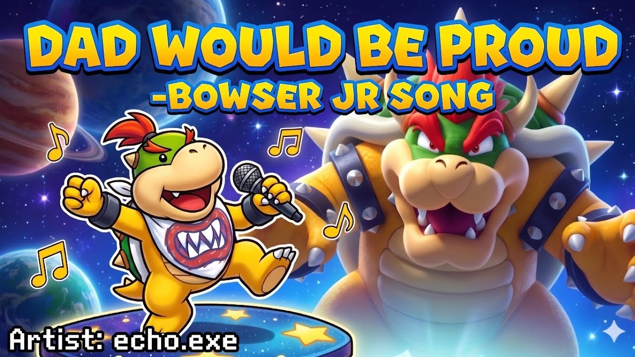 Bowser Jr's Emotional Song for His Dad | The Super Mario Bros Movie