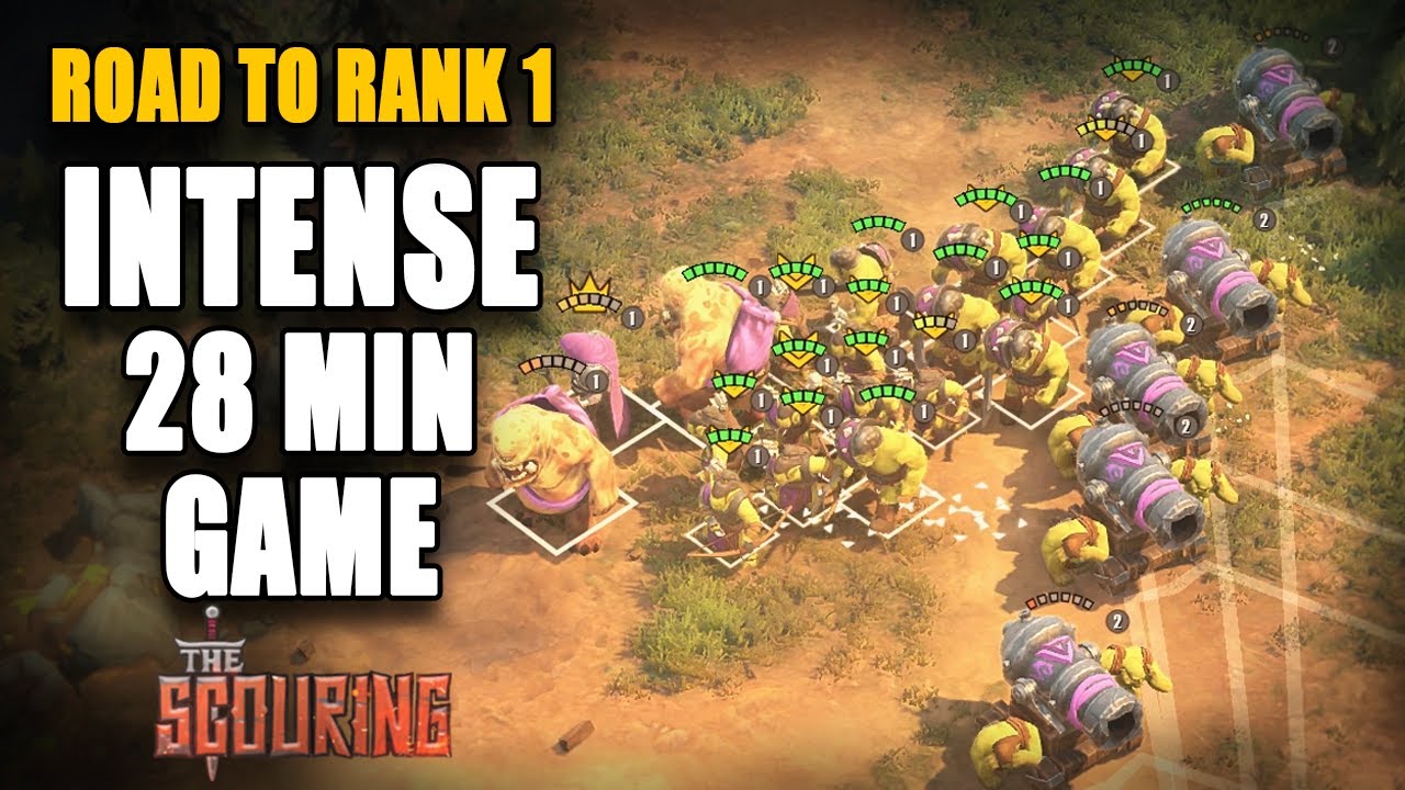 My Most INTENSE Game Yet! - Road to Rank 1 | The Scouring RTS Gameplay