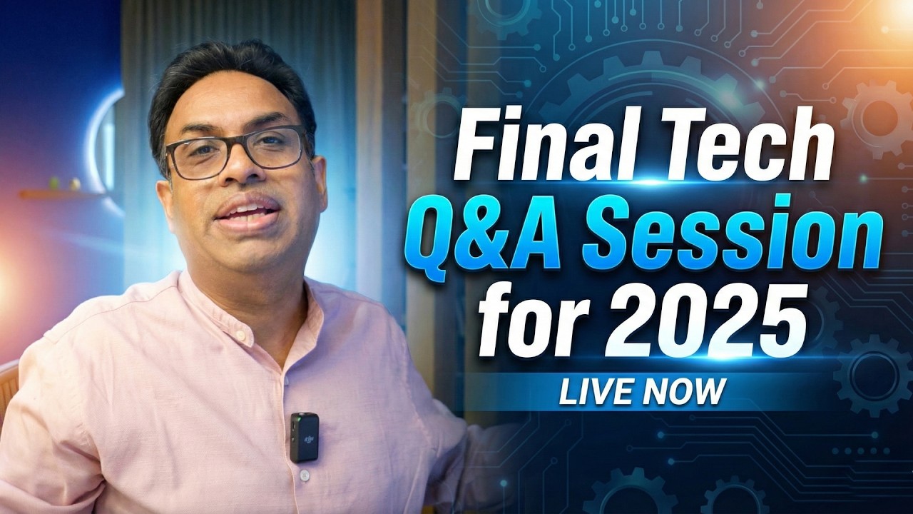 Final Tech Q&A Session of 2025 - Saying GoodBye!