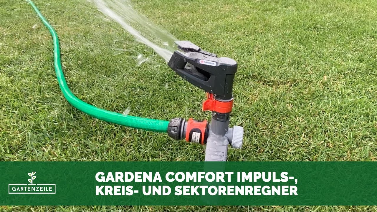 Gardena Kreis und Impulsregner (auf Spike) im Test. Der perfekte Regner für alle Flächen?
