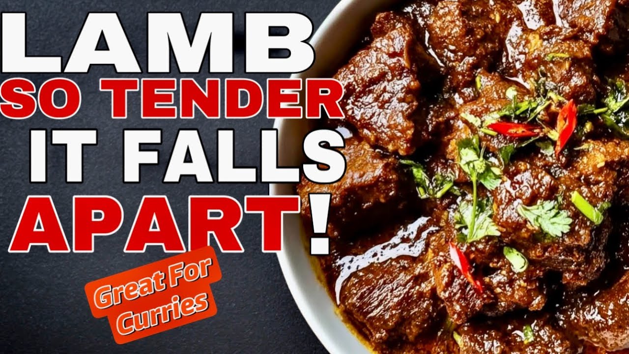 You've Been Cooking Lamb WRONG - Tender Lamb For Your Curries!! 😋