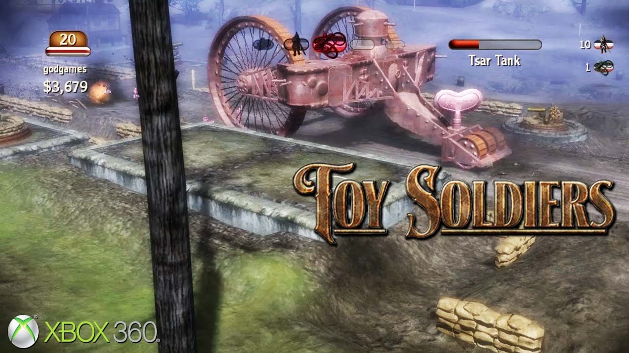 Toy Soldiers - Xbox 360 / XBLA Gameplay (2010)