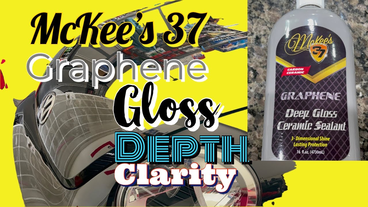 McKee’s 37 Graphene Deep Gloss Ceramic Sealant/Auto Detailing/Gloss/Slickness/Protection